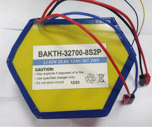 Оптовая индивидуальная аккумуляторная аккумулятор BAKTH-32700-8S2P 25,6 В 12AH