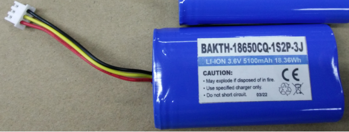 OEM высокая емкость BAKTH-18650CQ-1S2P-3J 3,6 В 5100 мАч.